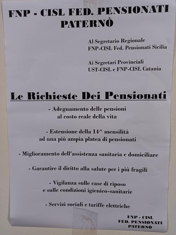 Assemblea precongressuale RLS SIMETO - Paternò 22 ottobre 2021